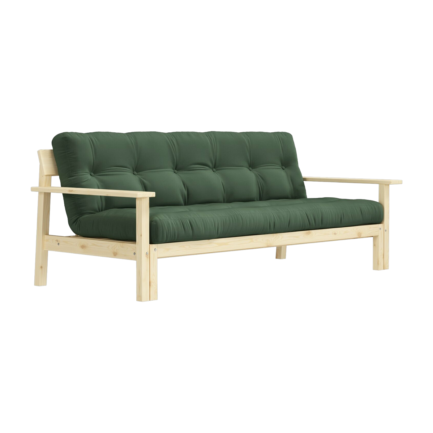 كنبة-سرير خضراء زيتية Unwind - Karup Design