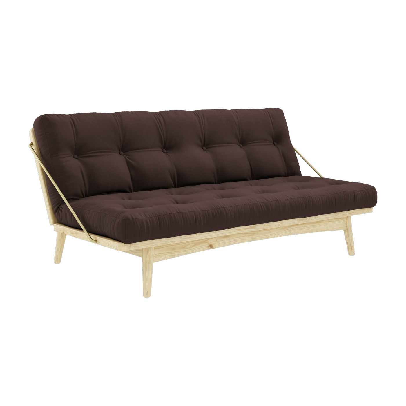 Divano letto marrone Folk - Karup