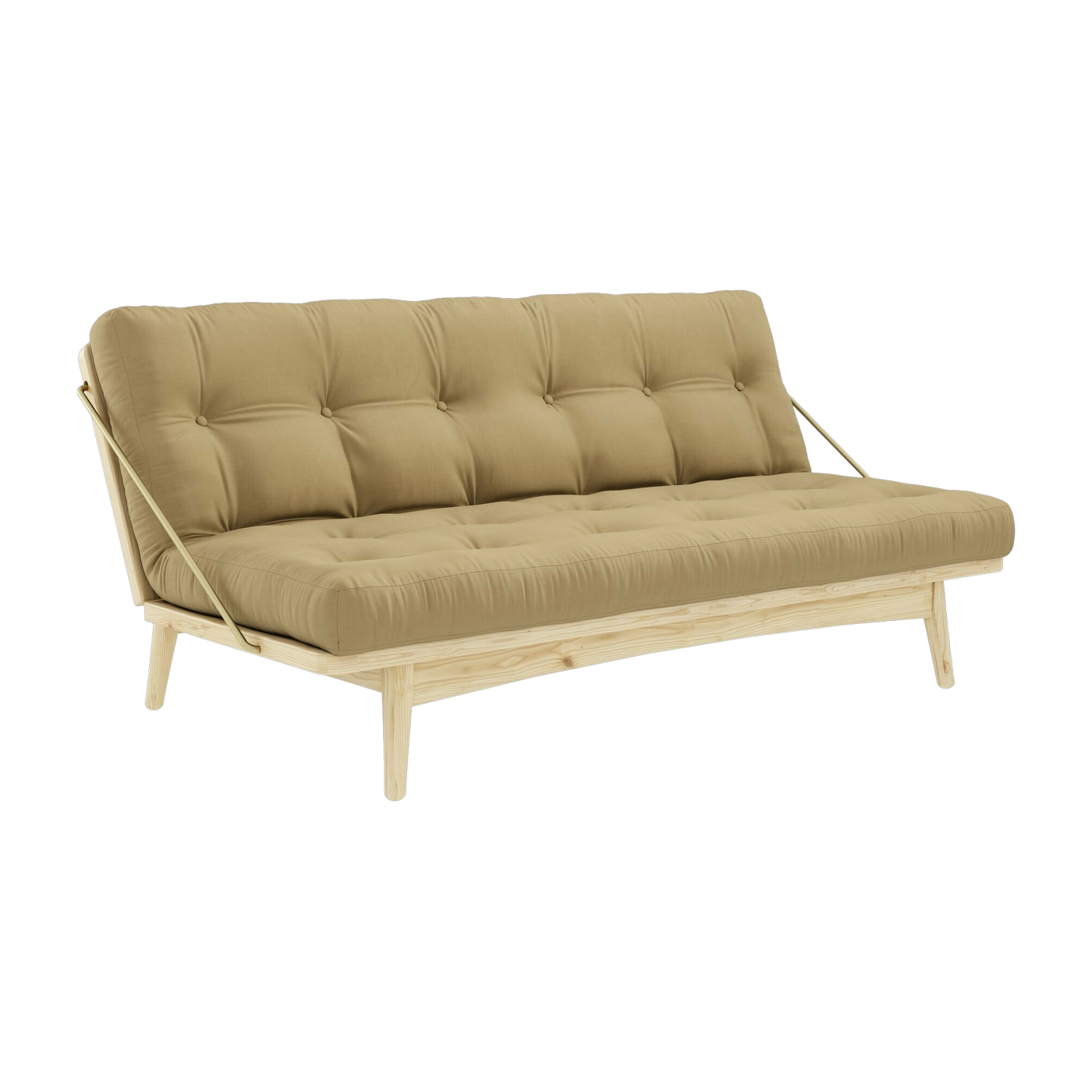 Divano letto beige grano Folk - Karup