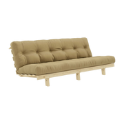 Sofa bed beige wheat Lean - Karup Design