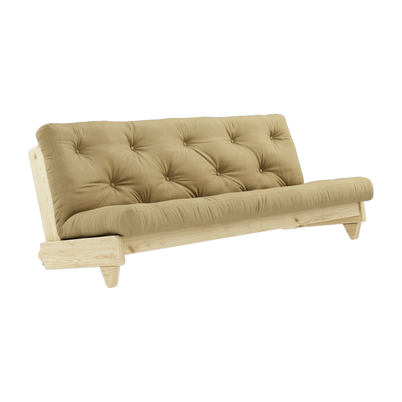 Fresh convertible sofa in beige wheat - Karup Design