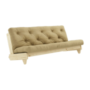 Canapé convertible beige blé Fresh - Karup Design