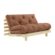 Canapé 2 places convertible marron argile Roots - Karup Design