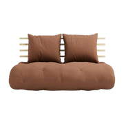 Sofá cama marrón Shin Shano - Karup