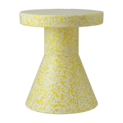 Taburete amarillo de polietileno reciclado Cone Bit - Normann Copenhagen