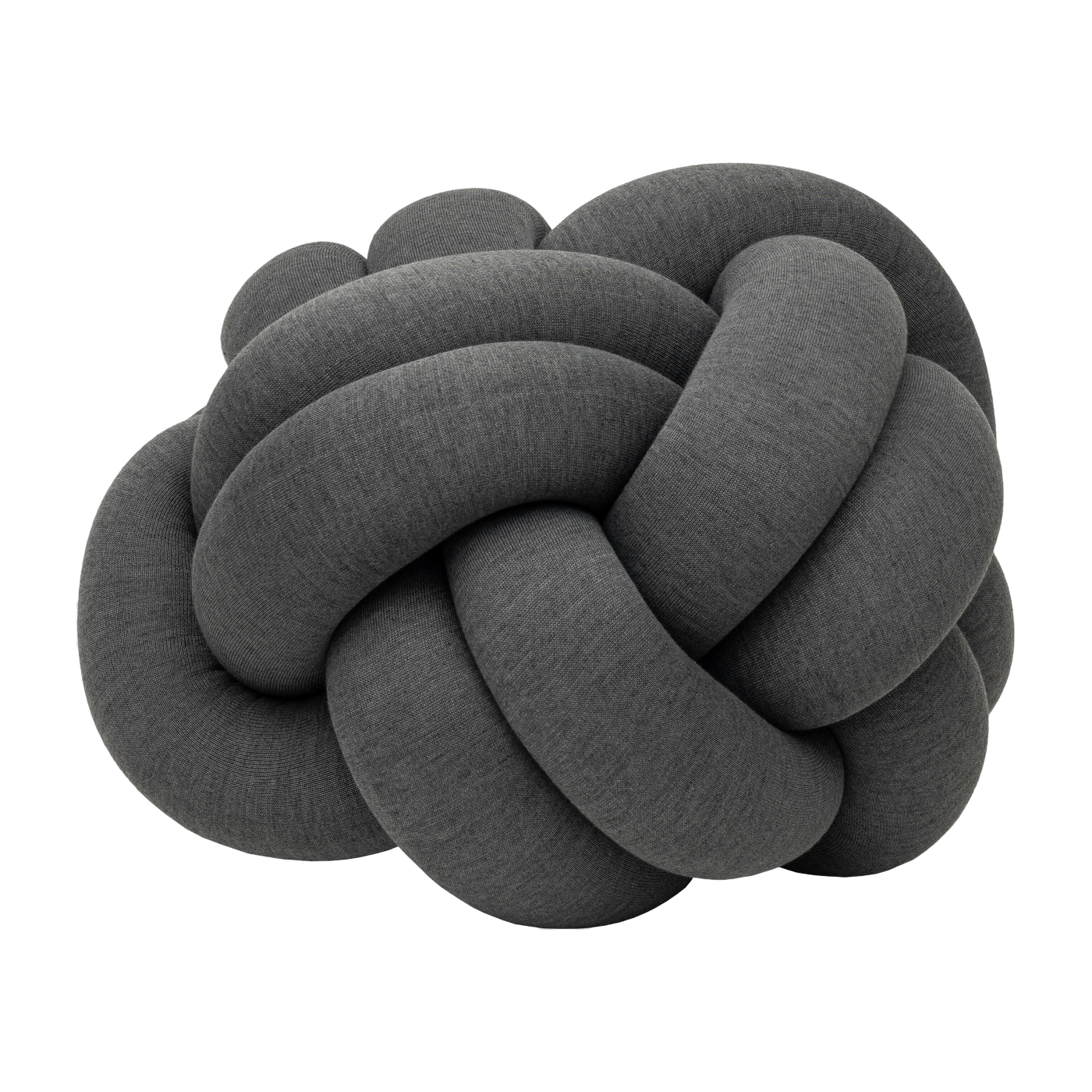Cuscino XL in acrilico grigio e lana Knot - Design House Stockholm