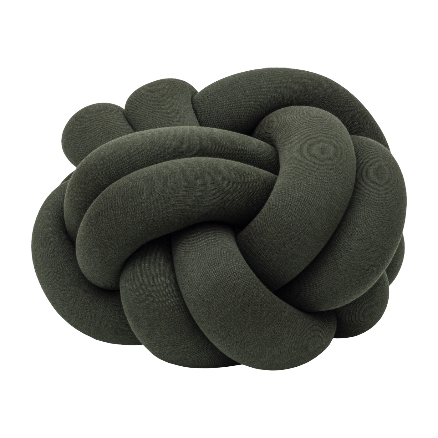 Cuscino XL in acrilico e lana verde foresta Knot - Design House Stockholm