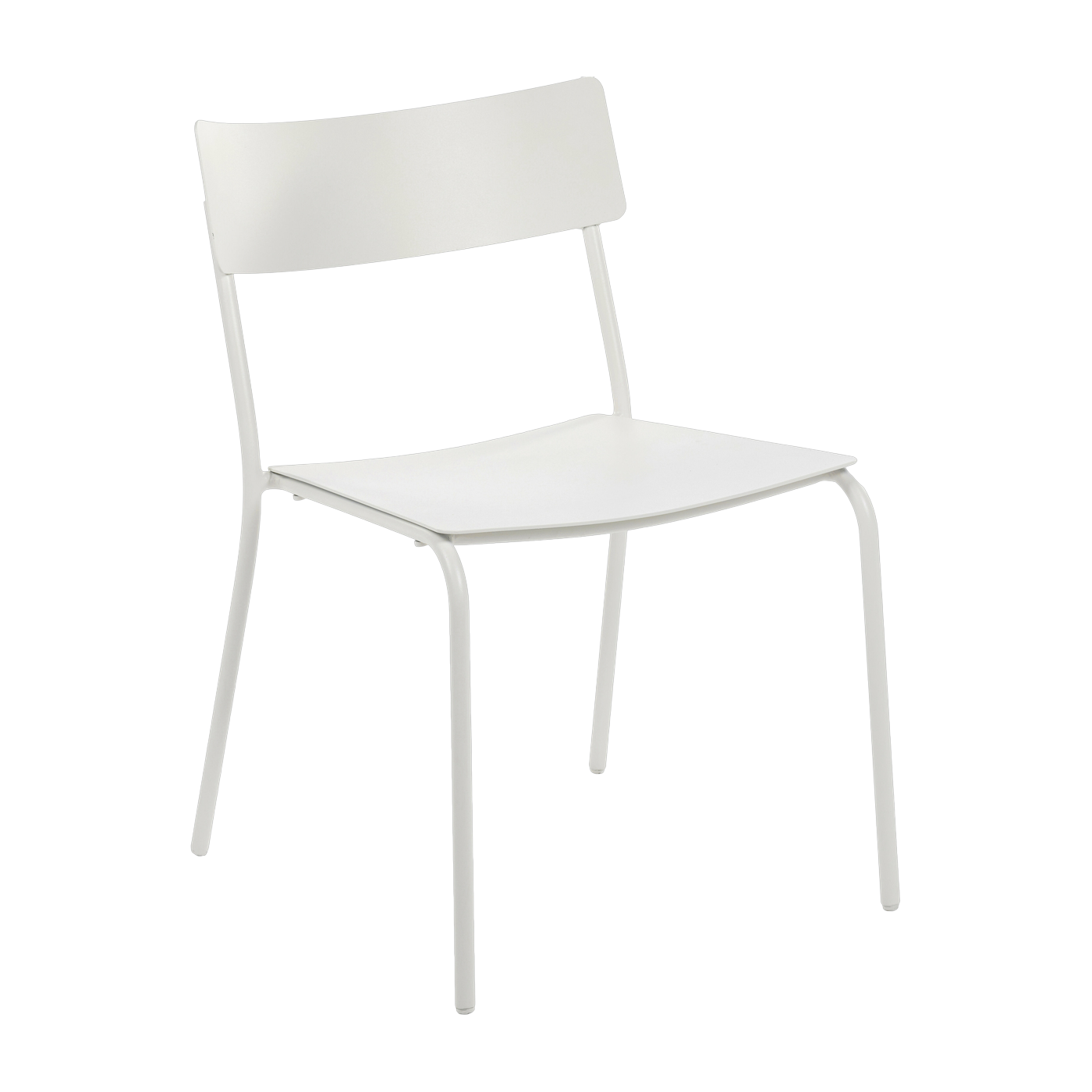 Chaise large en aluminium sans accoudoirs sable August - Serax