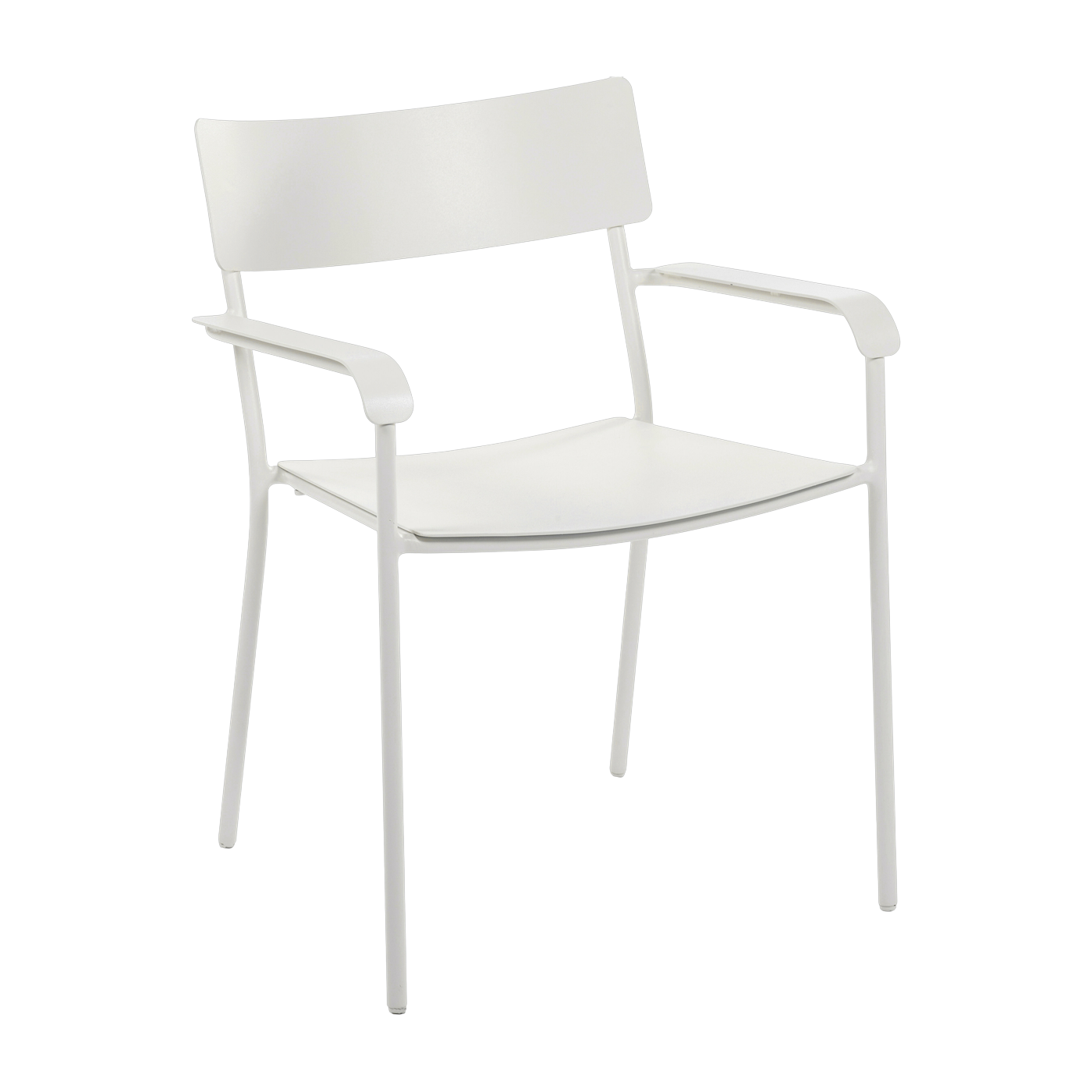 Chaise large en aluminum avec accoudoirs sable August - Serax