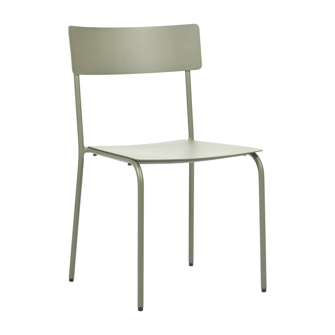 Chaise en aluminum sans accoudoirs vert August- Serax
