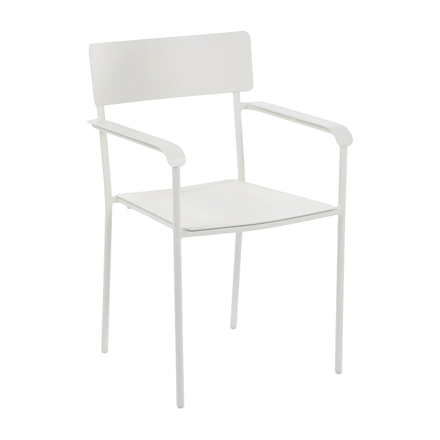 Chaise en aluminium avec accoudoirs sable - Serax