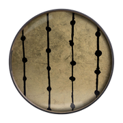 Plateau rond en miroir Brown Dots - Ethnicraft Accessories