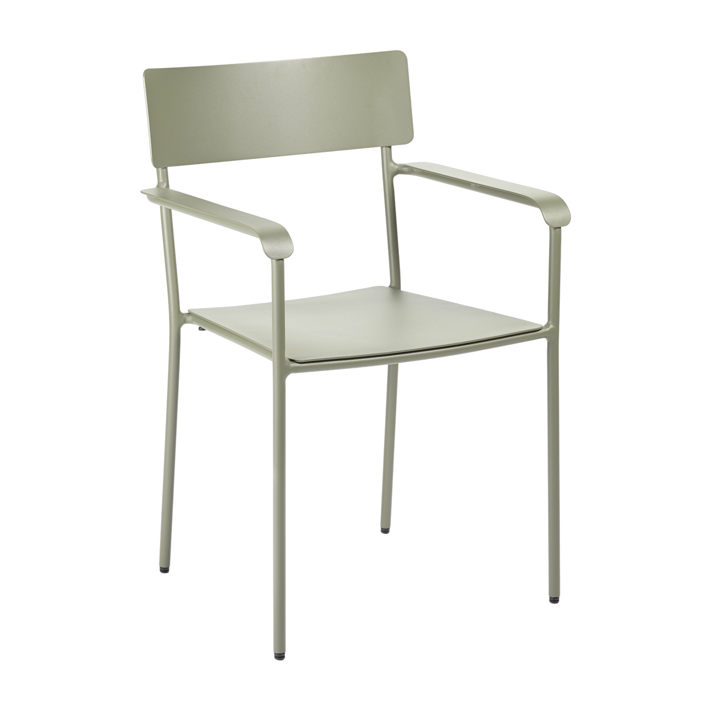 Chaise de jardin en aluminium avec accoudoirs vert August - Serax