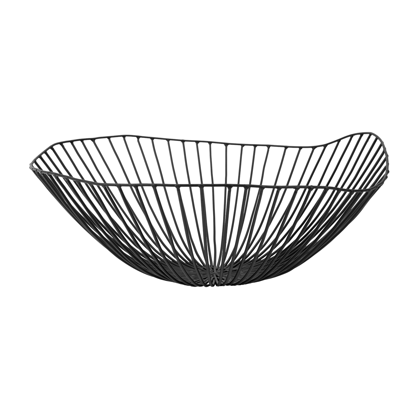 Cesta de fruta negra 13 x 13 cm Cesira - Serax