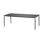 Black dining table L220 x B90 x H100 August - Serax