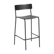 Schwarzer Barhocker August - - Serax