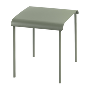 Grüner Aluminiumhocker August -. Serax