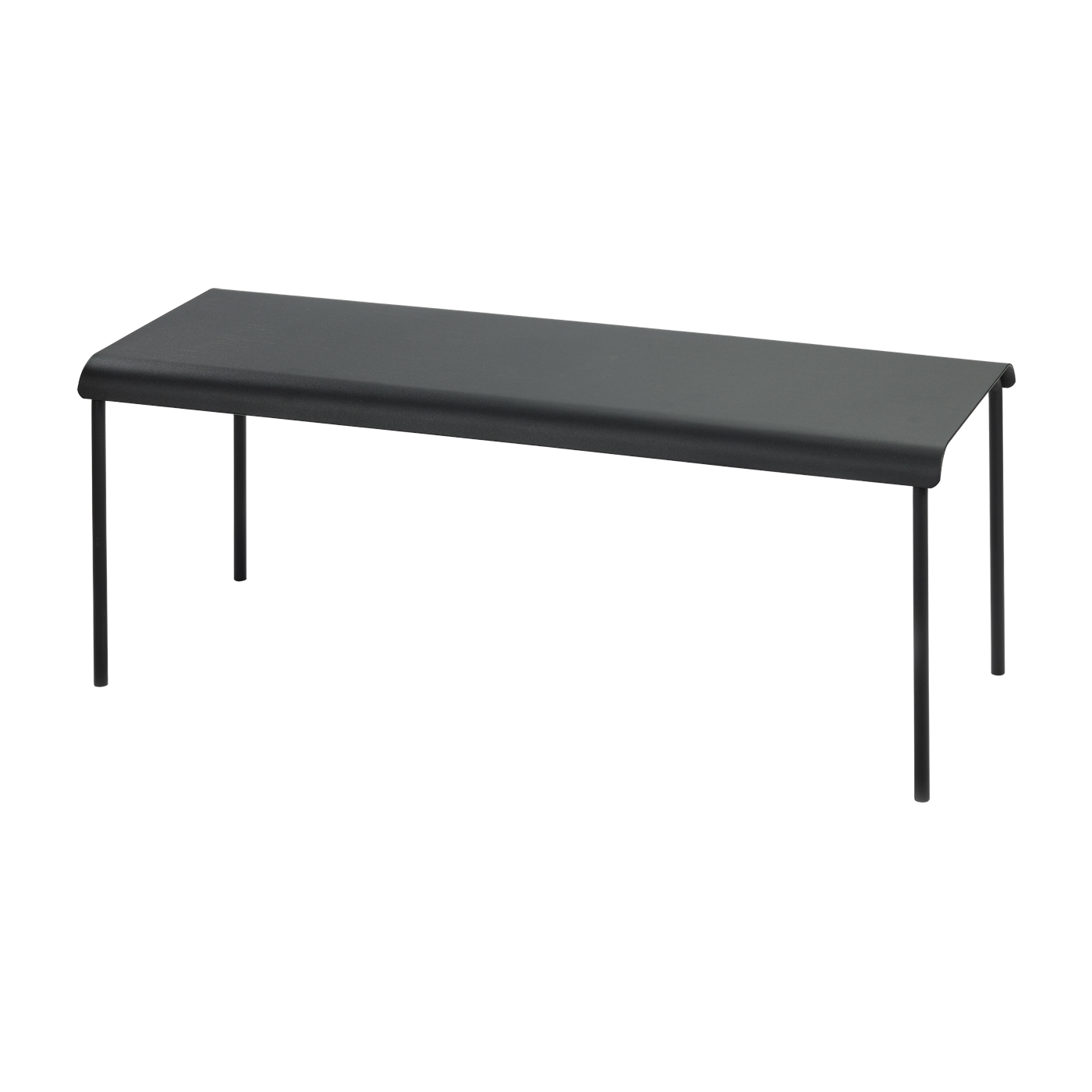 Panchina in alluminio nero August - Serax