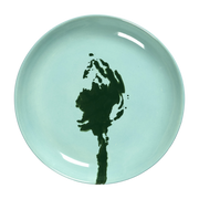 Piatto XS azzurro con carciofo verde Feast - Serax