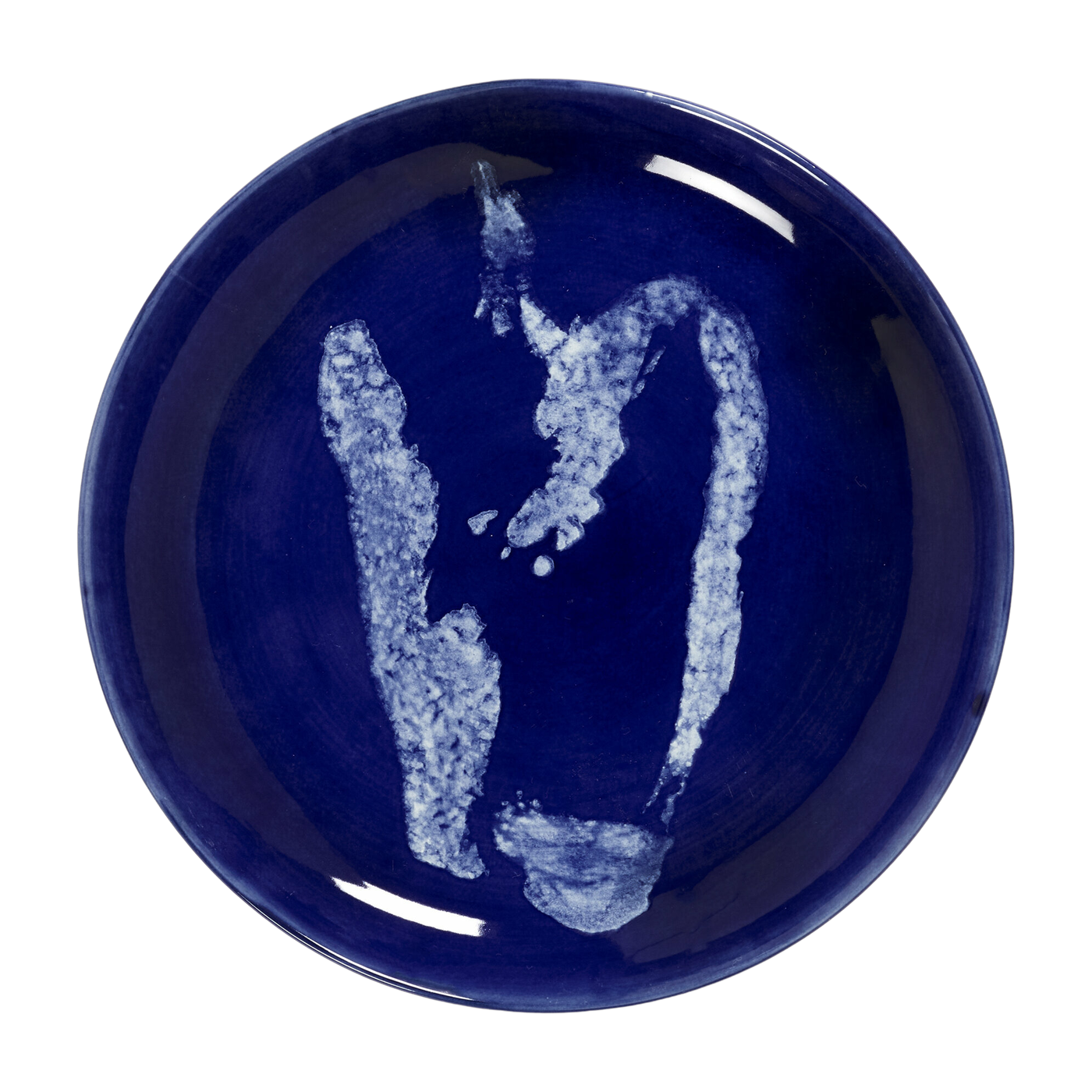 Plato S azul de fiesta con pimienta blanca - Serax