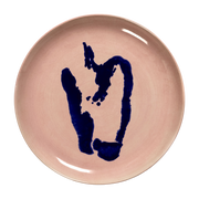 Teller M rosa mit blauer Paprika Feast -. Serax