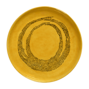 Tablett sunny yellow mit schwarzem Muster Feast -. Serax