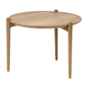Table basse ronde en chêne 60 cm Aria - Design House Stockholm
