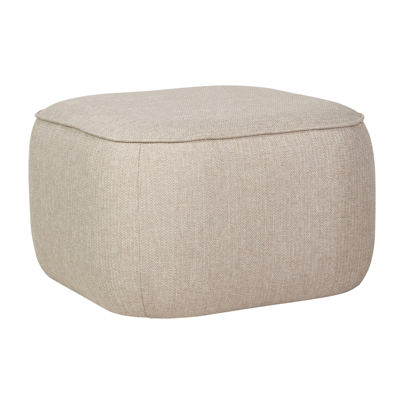 Pouf beige Cube - Hübsch