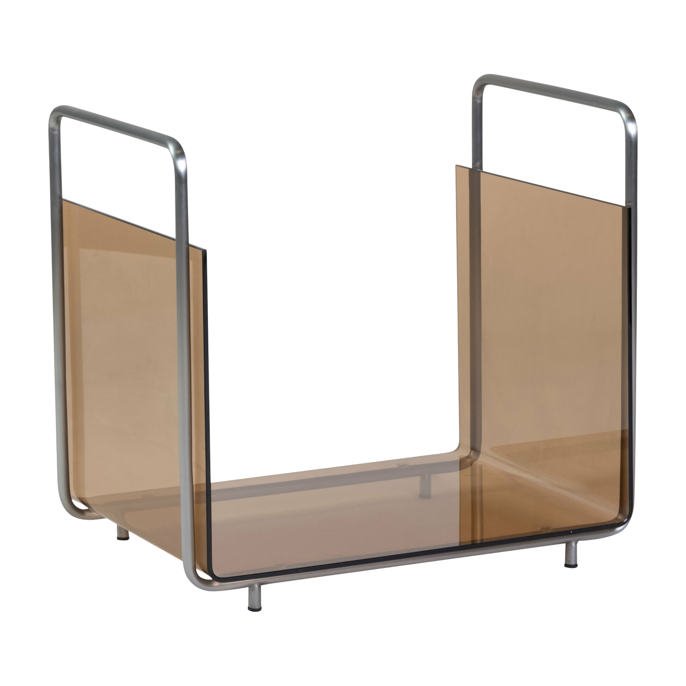 Porte-revues en verre marron Echo - Hübsch