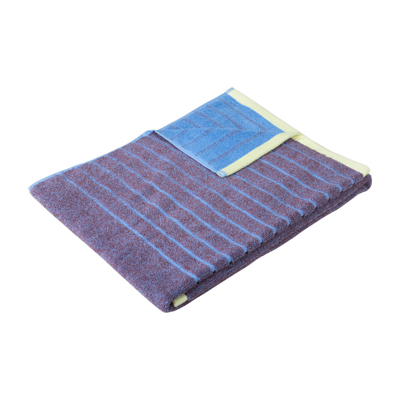 Promenade Towel Small Purple/Blue - Hübsch