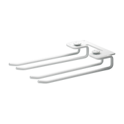 2 Gläserhalter aus Stahl weiß 20 cm - -. String