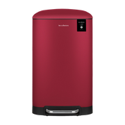Red pedal garbage can 40L - Les Collectors
