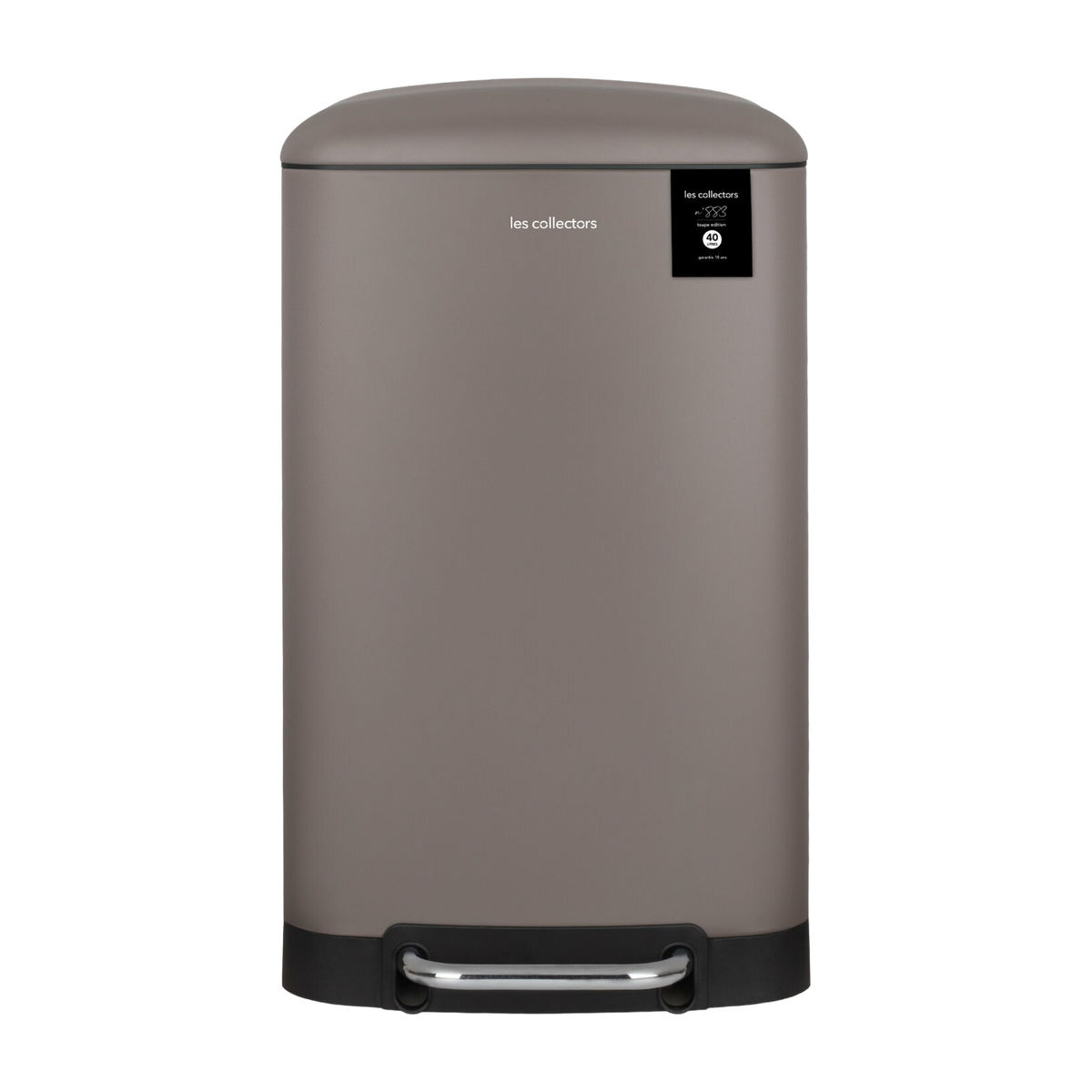 Cubo de basura taupe 40L - Les Collectors