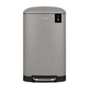 Pedal garbage can gris clair 30L - Les Collectors