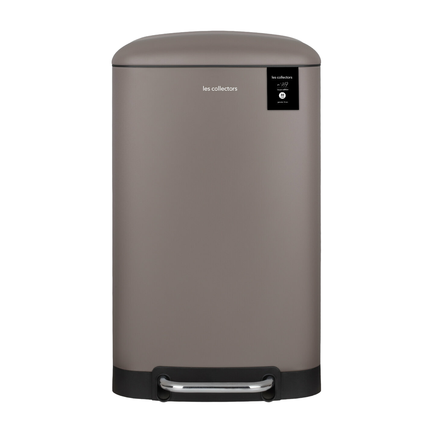 Cubo de basura a pedales taupe 30L - Les Collectors