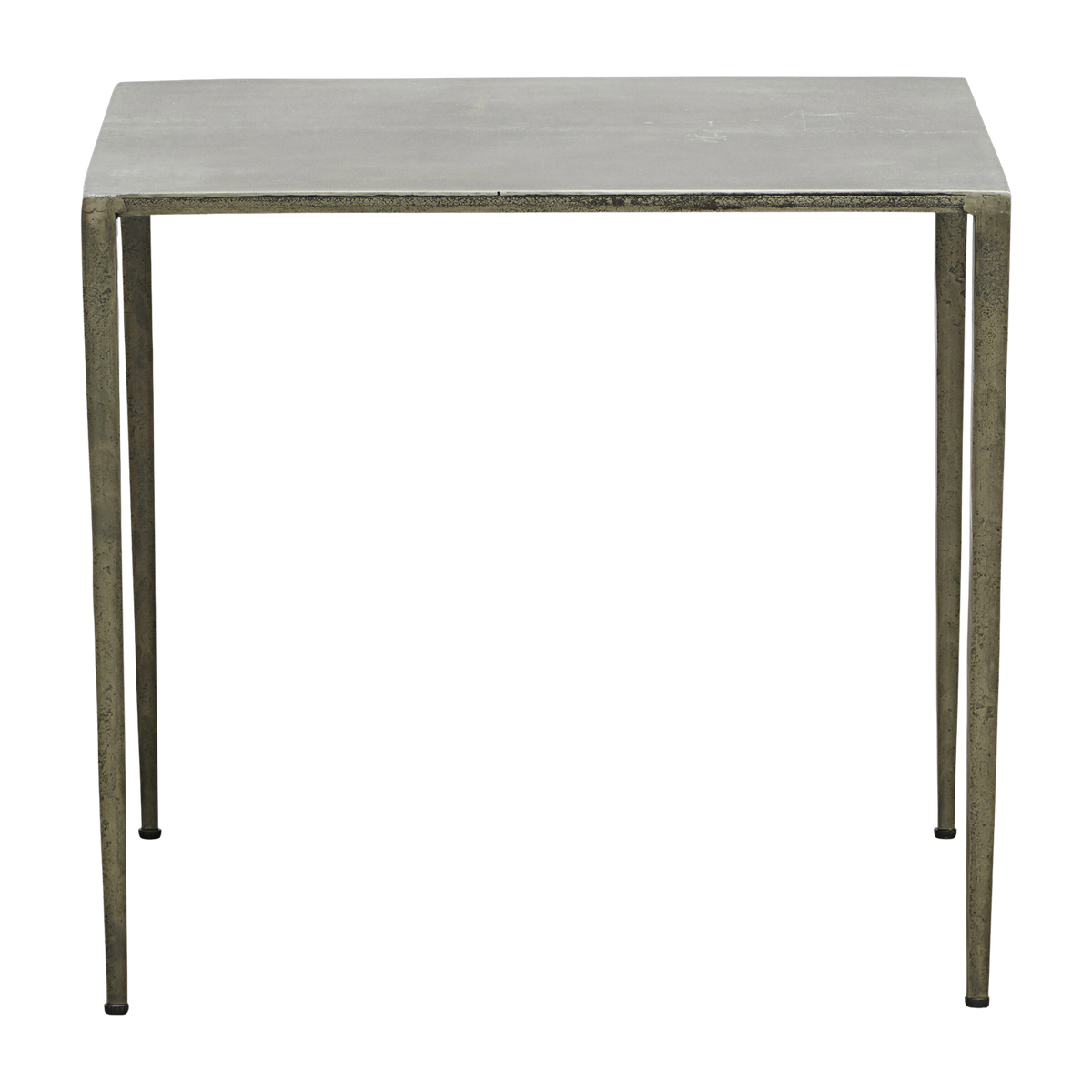 Mesa auxiliar gris envejecido 50 x 50 x 45 cm Ranchi - House Doctor