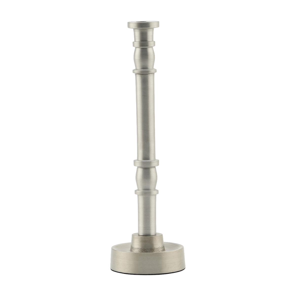 Bougeoir Jersey Argent oxydé 20 cm - House Doctor