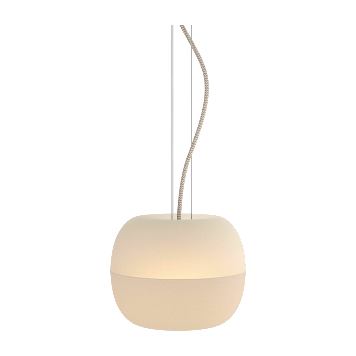 Lámpara colgante cable crema Bright Malus - Nordic Tales