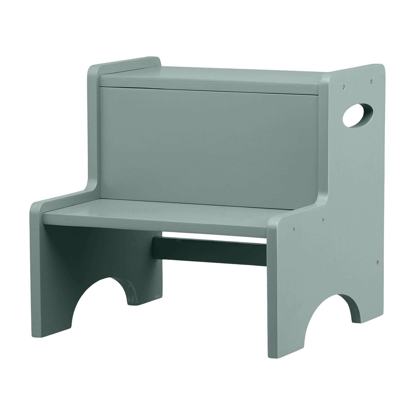 Tabouret en bois pour enfant olive Step Up - Nofred