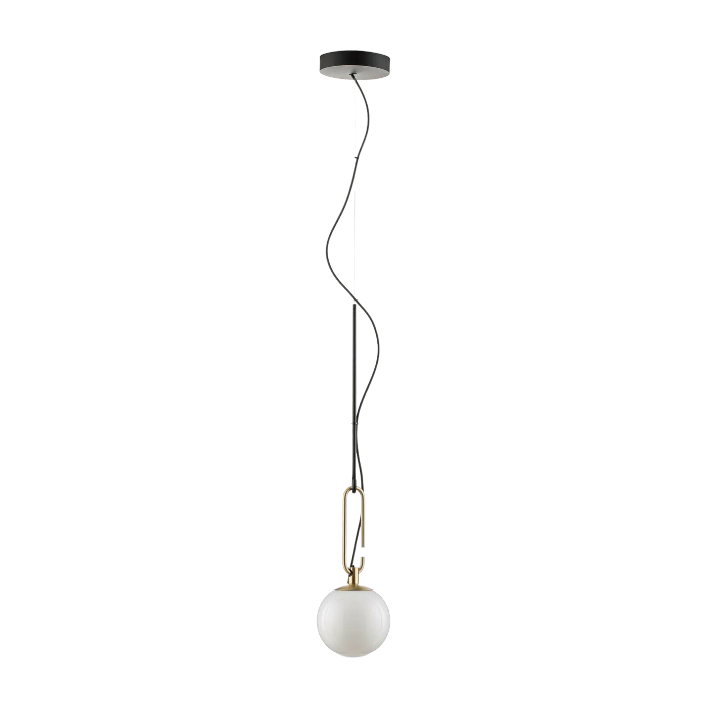 مصباح معلق أسود بحجم 14 سم Neri&Hu - Artemide