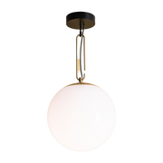 Suspension en verre soufflé et laiton doré NH 35 - Artemide