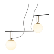 Suspension en verre soufflé NH S3 2 Arms - Artemide