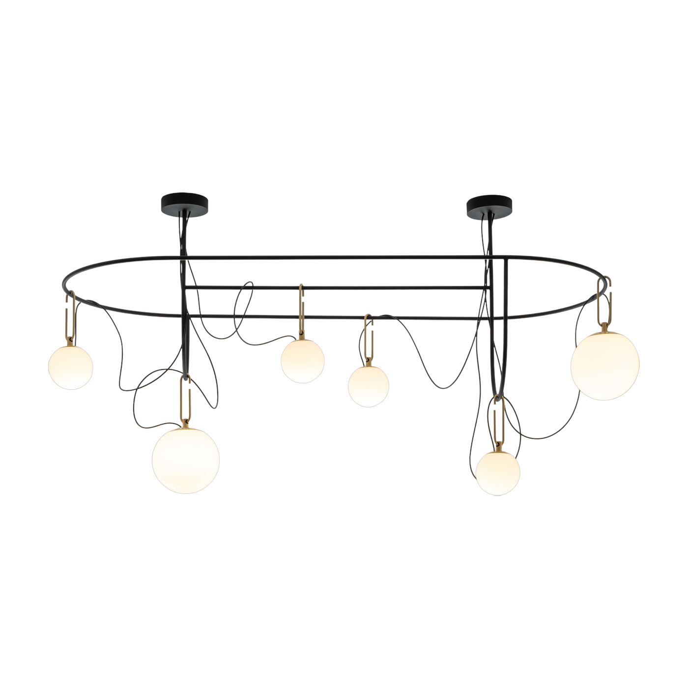 مصباح معلق زجاج منفوخ NH S5 بيضاوي الشكل - Artemide