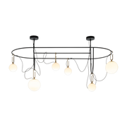 Suspension en verre soufflé NH S5 Elliptic - Artemide