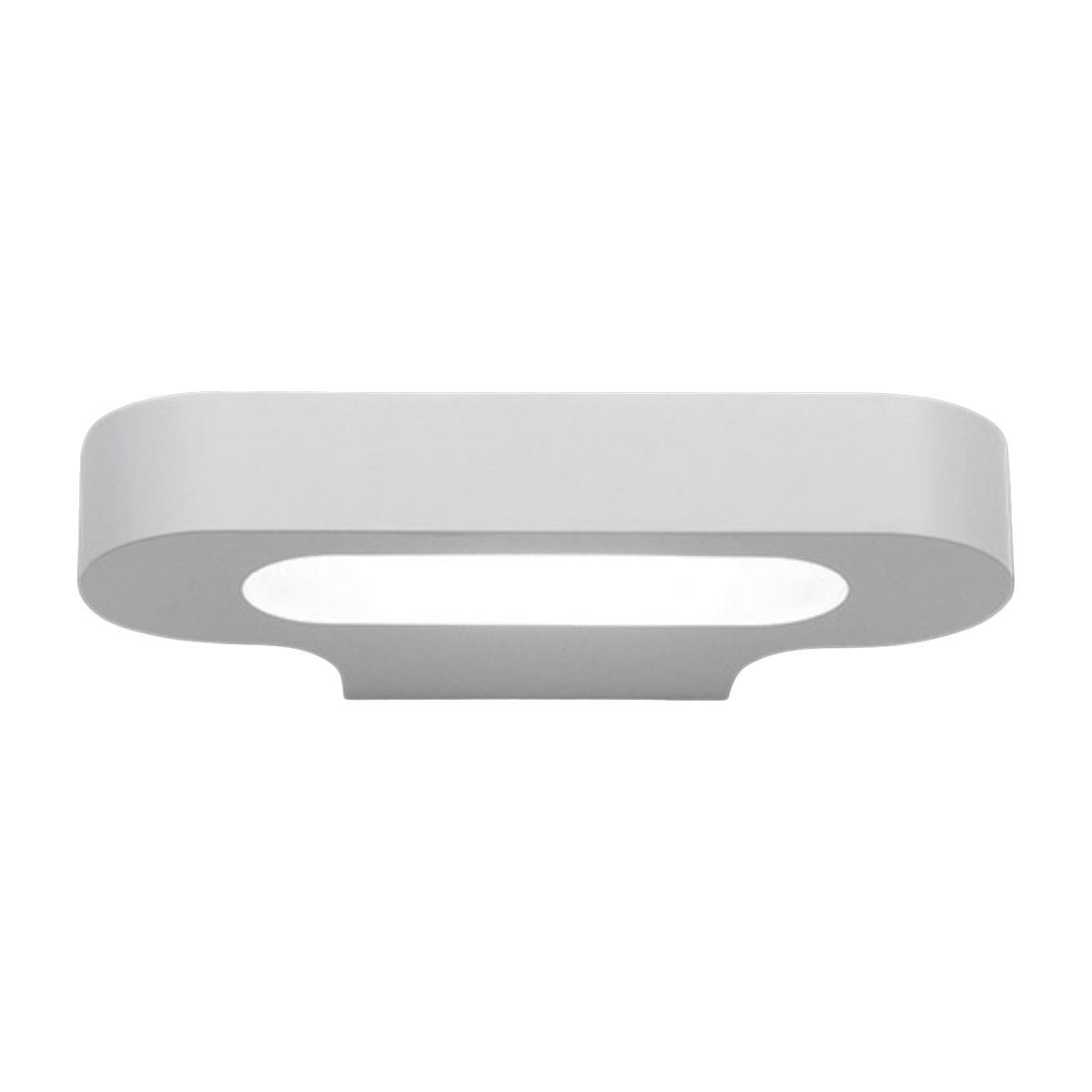White aluminum wall lamp Talo Halo - Artemide