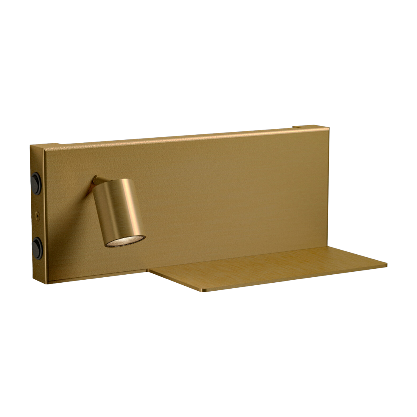 Applique murale avec tablette en métal bronze Jay L - Panzeri