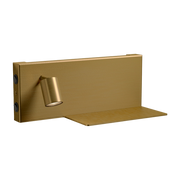 Wall sconce with bronze metal shelf Jay L - Panzeri