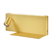 Wall lamp with brass metal shelf Jay L - Panzeri