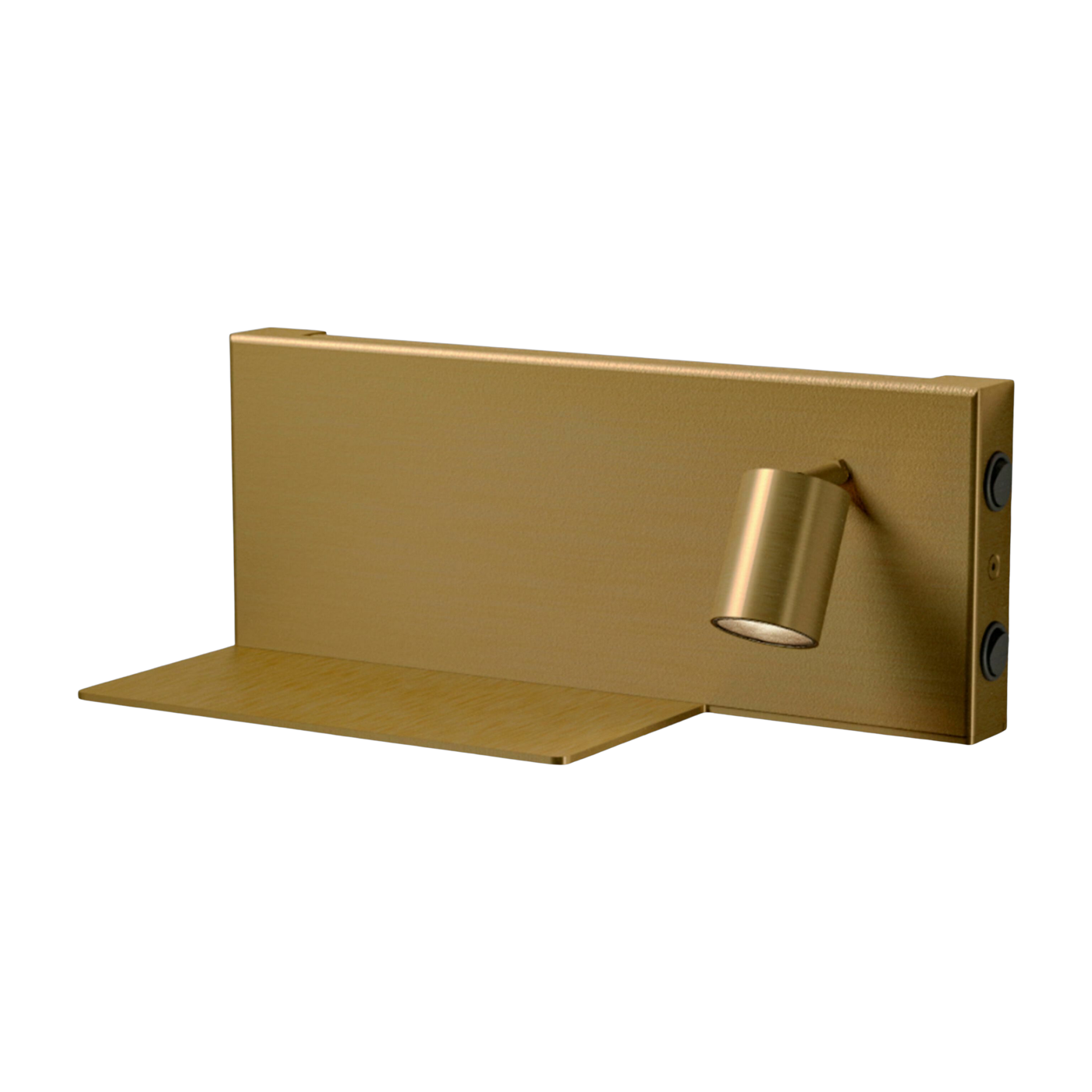Applique murale avec tablette en métal bronze Jay R - Panzeri