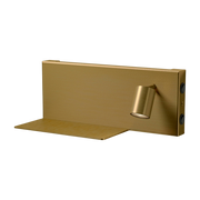 Applique murale avec tablette en métal bronze Jay R - Panzeri